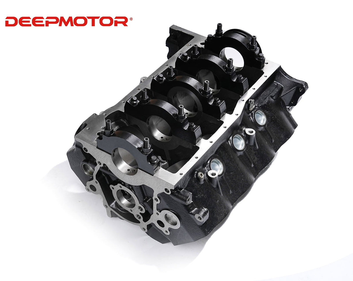 Billet Iron Engine Block for Ford 351W Windsor B-4.000 M-351C DH-9.500 4-Bolt