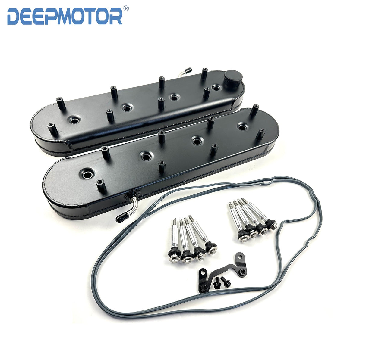 LS Fabricated Valve Covers with Coil Mounts Baffle for LS1 LS2 LS3 LS6 5.3 6.0