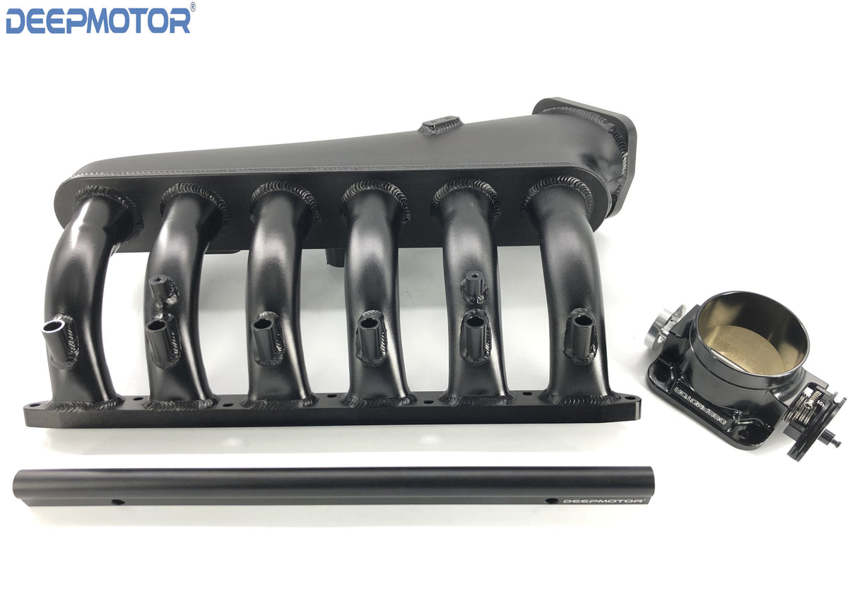 Deepmotor for BMW M50 M52 E36 E46 90mm Intake Manifold+Fuel Rail+Throttle Body