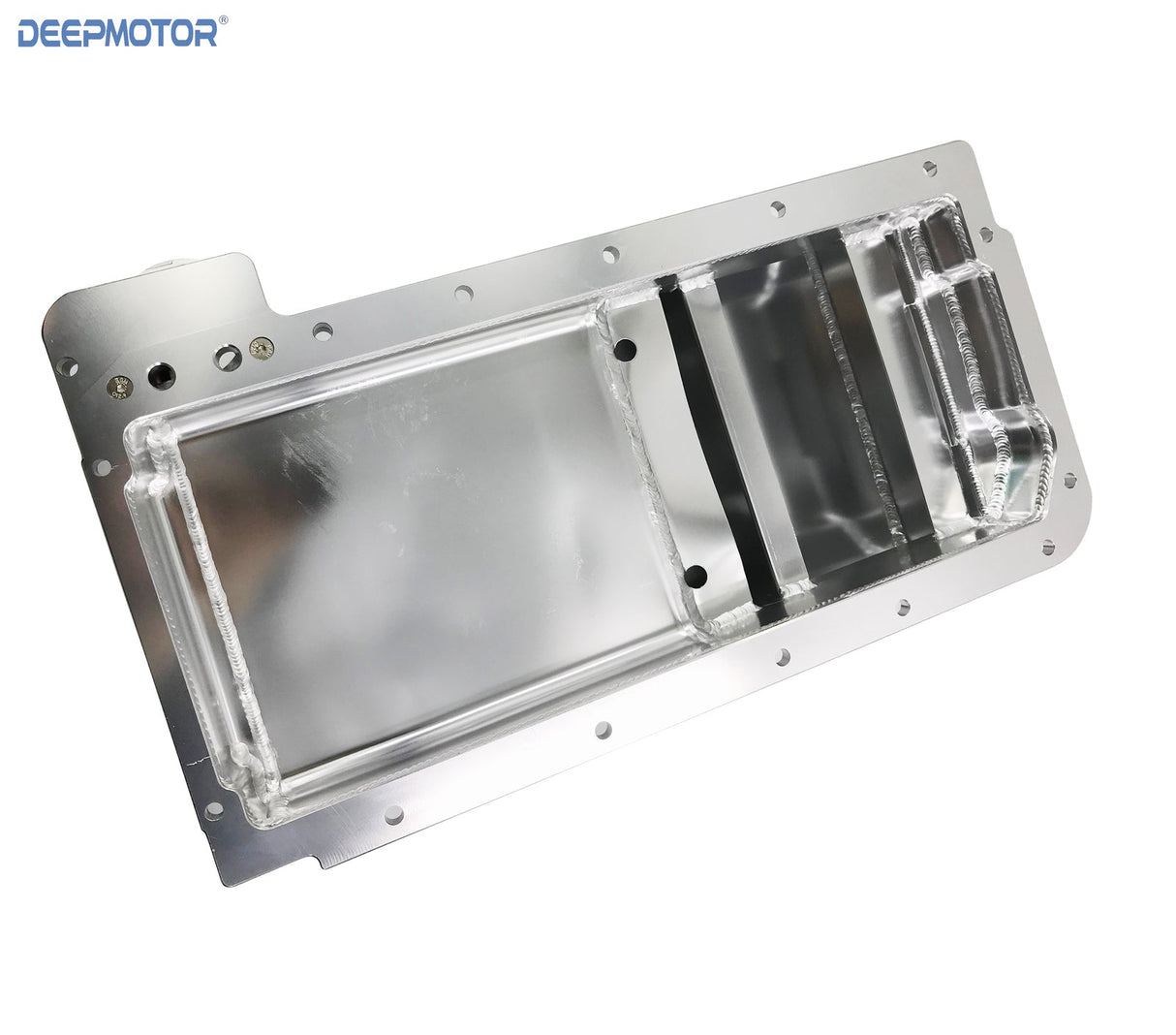 Deepmotor Aluminum Front Sump LS1 LS2 LS6 Oil Pan w/billet Oil Filter Adapter