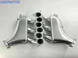 Deepmotor GTR R35 VR38DETT Billet Intake Manifold for 09-UP Nissan Plenum Silver