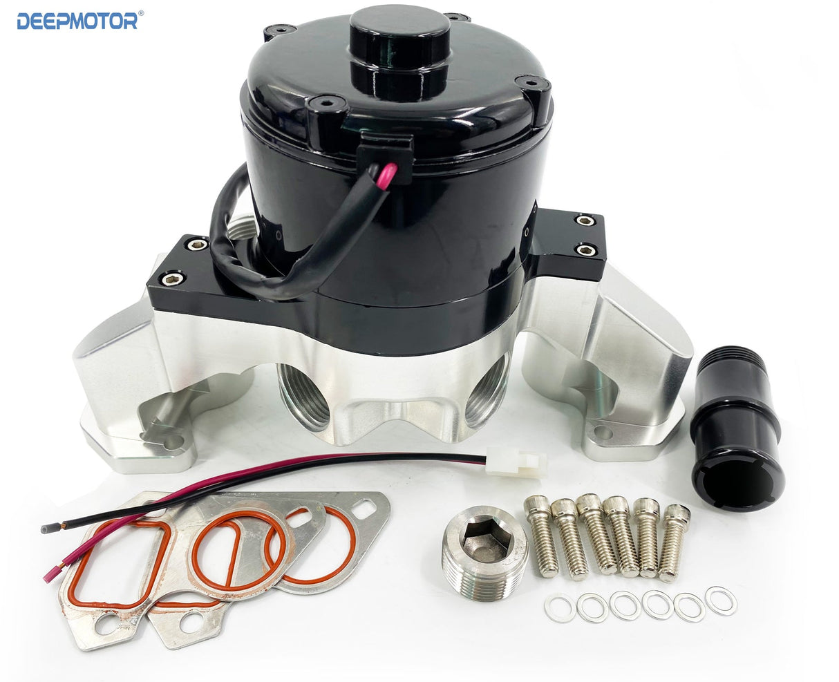 Deepmotor CNC LS LS1 LS2 LS3 LS6 6.0 Electric Water Pump Aluminum Silver