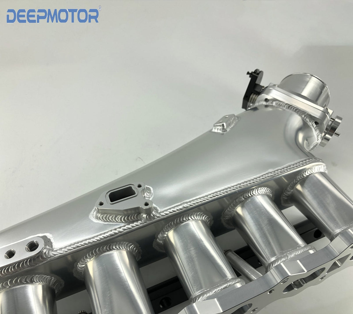 RB25 RB25DET Billet Intake Manifold Fuel Rail 90mm Throttle Body + Control Cable