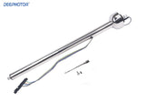 Deepmotor 28 Inch Stainless Steel Universal Straight Steering Column Polish