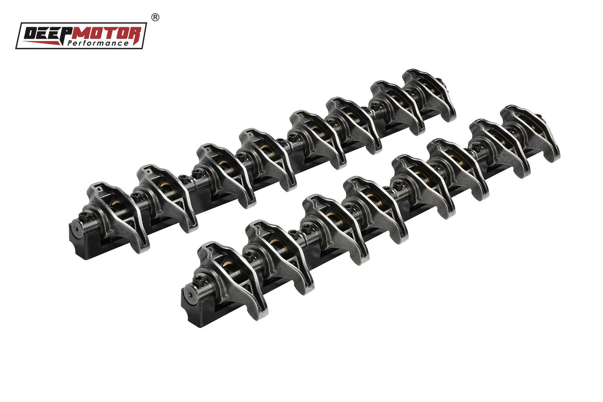 1.7 Ratio Shaft Mount Rocker Arm with Upgraded Trunion Kit for Chevy LS1 LS2 LS6