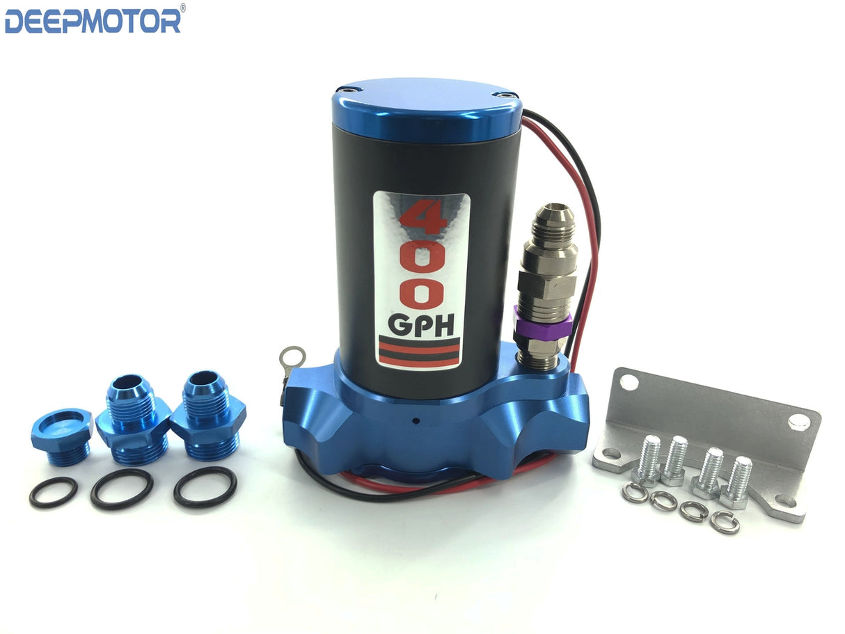 Deepmotor 400 GPH Billet Electric Fuel Gas Alcohol Pump W/ By pass Street Racing