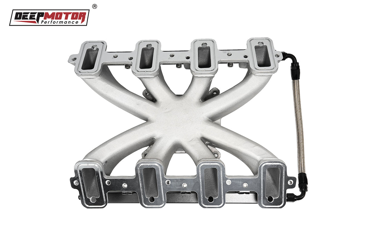 Aluminum Single Plane EFI Intake Manifold for Gen III LS1 LS2 LS6 with Fuel Rail