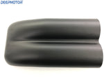 Aluminum Finned Shotgun Intake Air Hood Scoop Single & Dual Carbs Setup Black