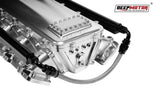 Billet CNC 102mm Intake Manifold Set with Burst Panel Flange for LS3 L92 Silver