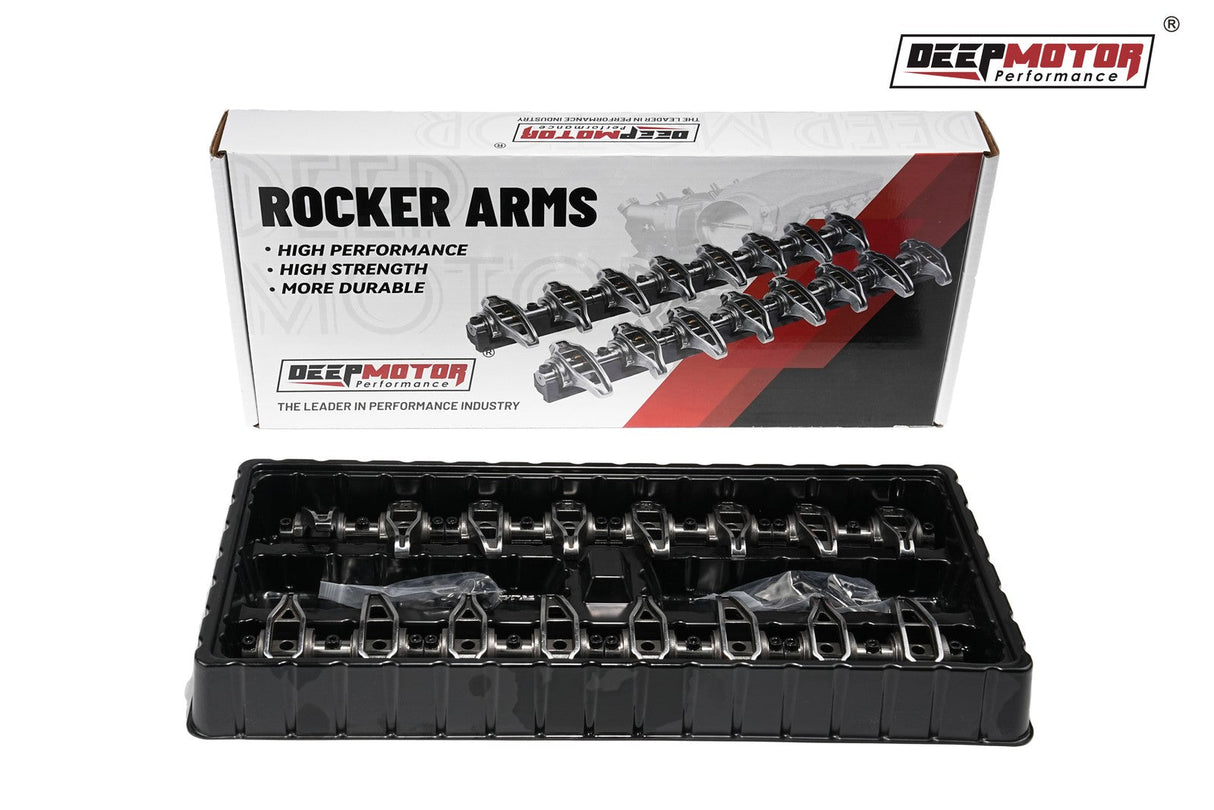 1.7 Ratio Shaft Mount Rocker Arm with Upgraded Trunion Kit Installed for LS3 L92