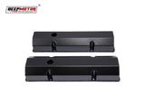 Aluminum Fabricated Valve Cover for Small Block Chevy SBC 350 400 265 283 Black