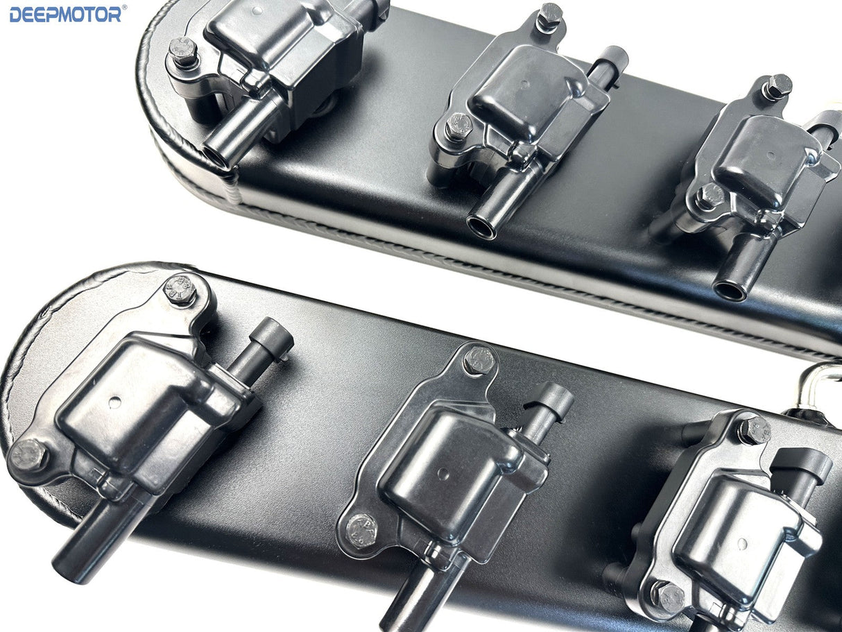 LS Fabricated Valve Covers with D510C Ignition Coils for LS1 LS2 LS3 LS6 5.3 6.0