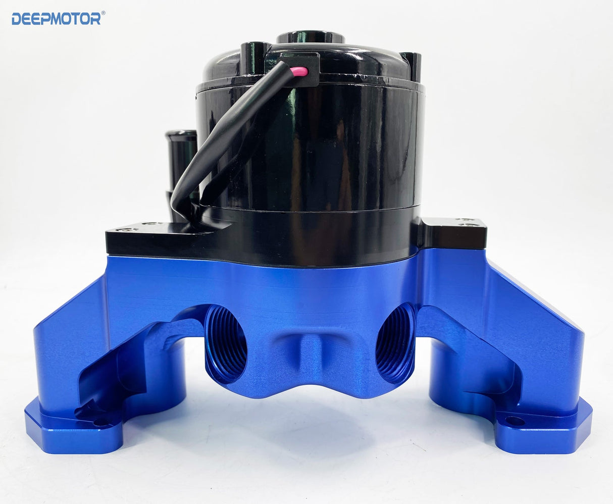 Deepmotor CNC LS LS1 LS2 LS3 LS6 6.0 Electric Water Pump Aluminum Black-Blue