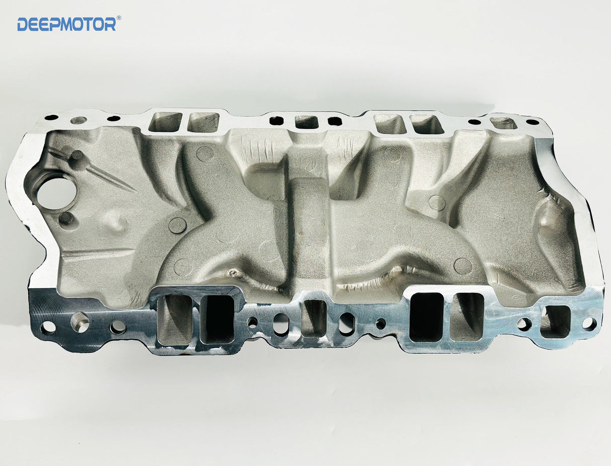 Deepmotor 1956-95 Spread Bore intake manifold for Small Block Chevy SBC 350 327