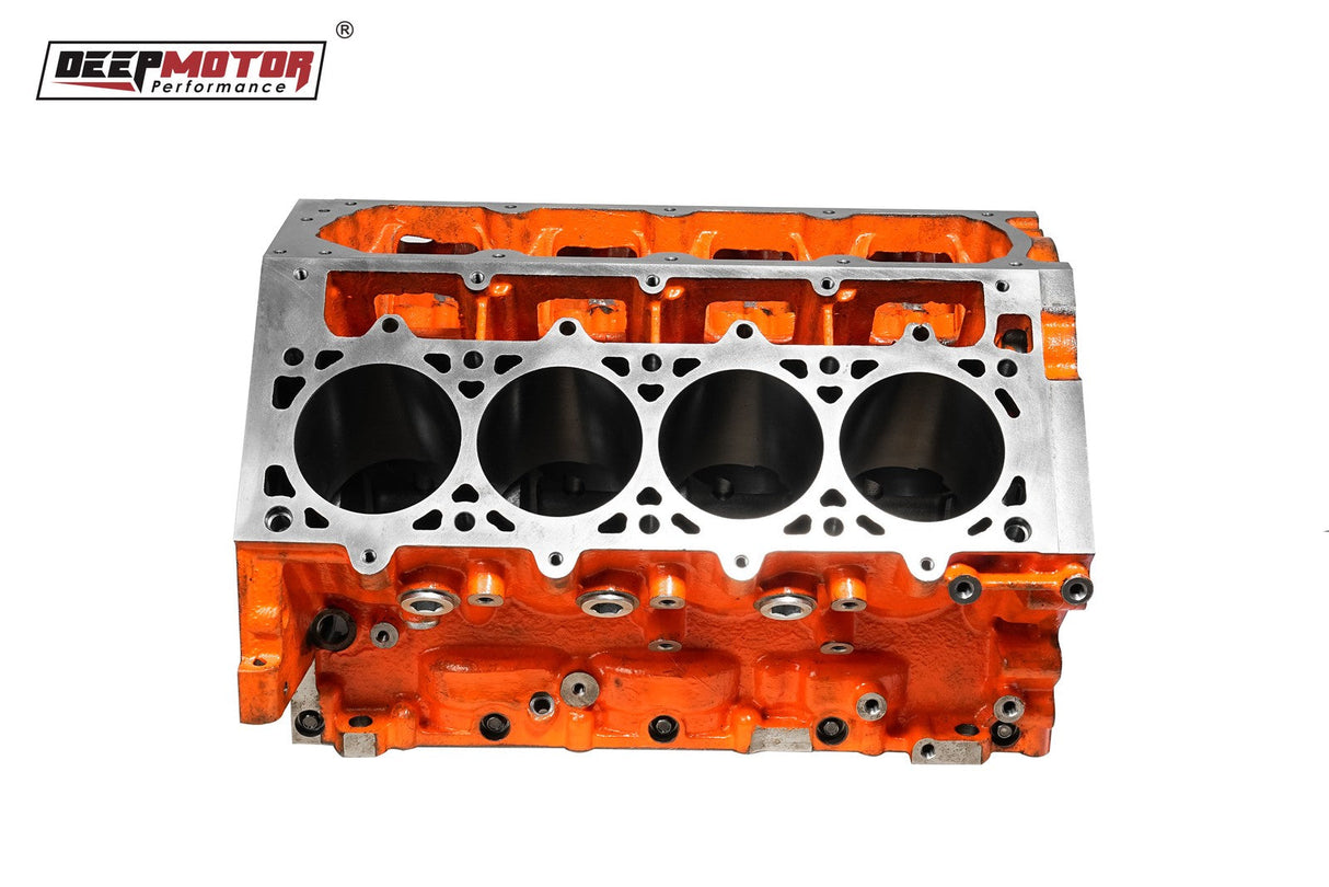 CNC machined Cast Iron Engine Block for LSX 4.000 Bore DH-9.240 6-Bolt Orange