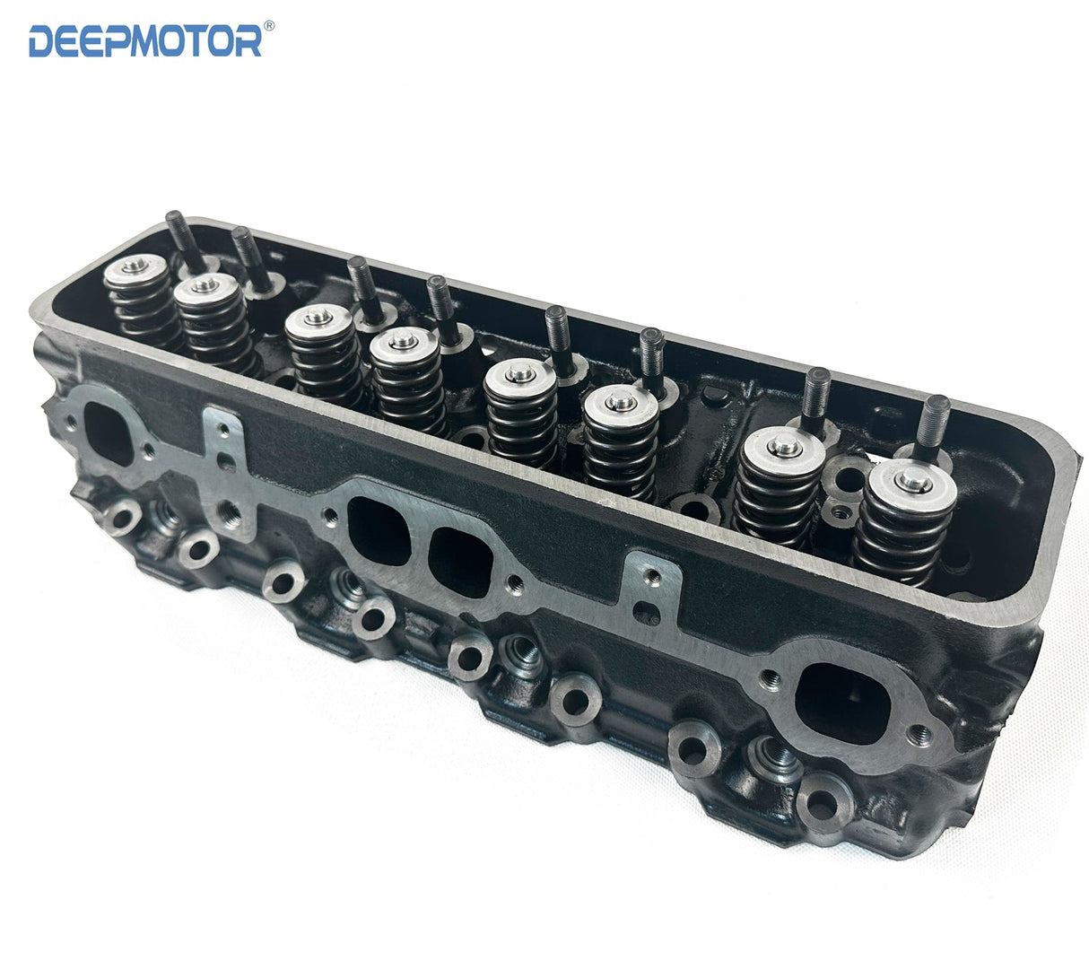 Complete Assembled Cast Iron SBC 350 Vortec Cylinder Head 170cc 62cc Straight