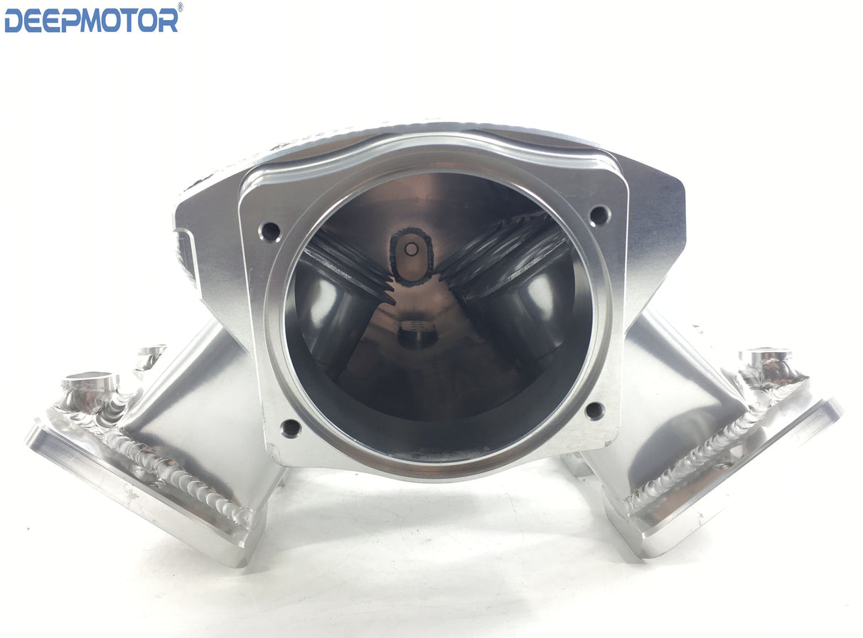 Fabricated Low Profile 102mm LS3 L92 Intake Manifold w/MAP Sensor Port Fuel Rail