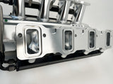 Deepmotor 102mm Dual Fuel Rails LS3 L92 Intake Manifold 16 injectors Silver
