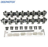 Stainless Steel Shaft Mount 1.7 Ratio Roller Rocker Arms for Chevy GM LS3