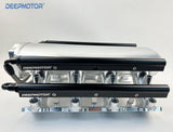Deepmotor 102mm Dual Fuel Rails LS3 L92 Intake Manifold 16 injectors Silver