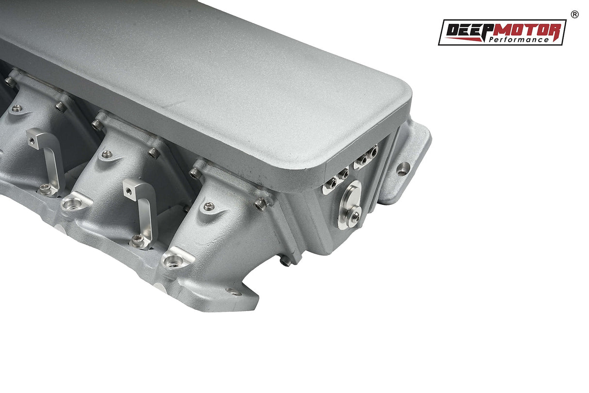 Deepmotor LS3 L92 102mm Casting Bolted Intake Manifold with Fuel Rails Silver