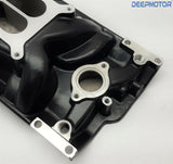 For Small Block Chevy SBC Vortec Dual Plane 350 383 Intake Manifold 1996-UP BLK