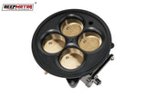 Deepmotor Billet Aluminum 2200 CFM 4 Barrel 4500 Dominator Throttle Body Black