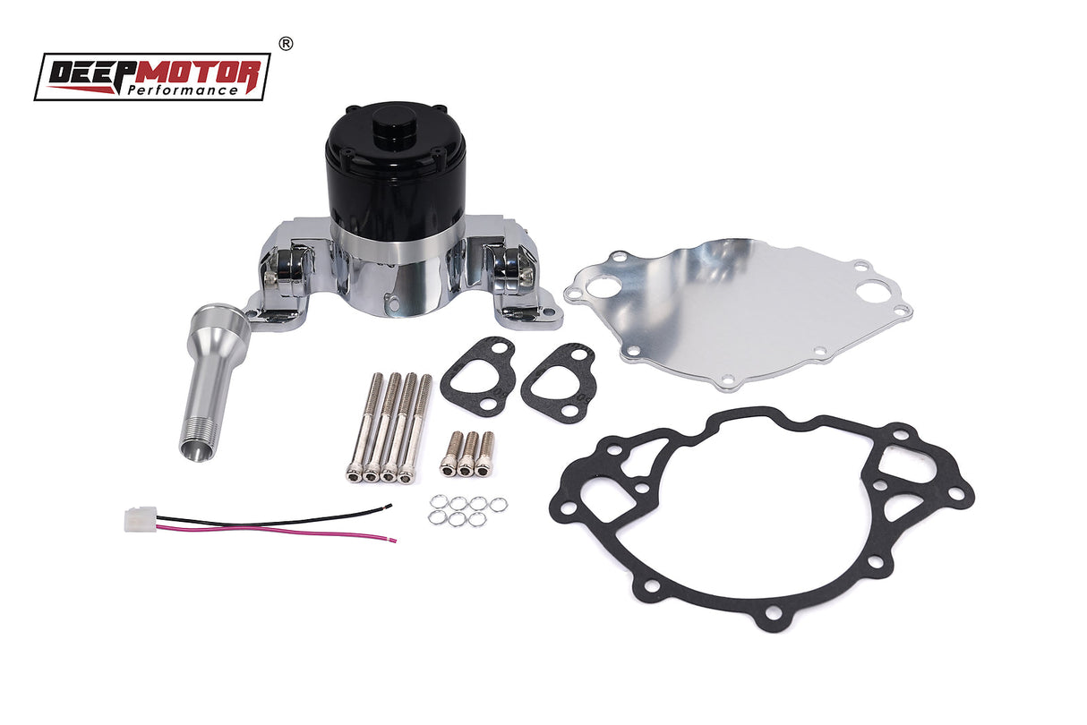 SBF Electric Water Pump for Small Block Ford 289 302 351W High Volume Flow Chrom