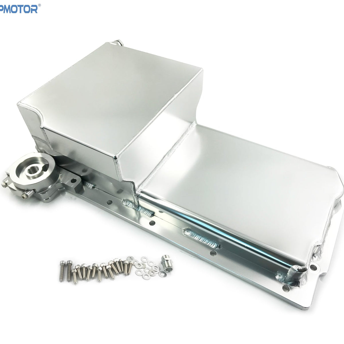 Deepmotor Fabricated Aluminum LS Rear Sump Light Oil Pan with Oil Filt ...