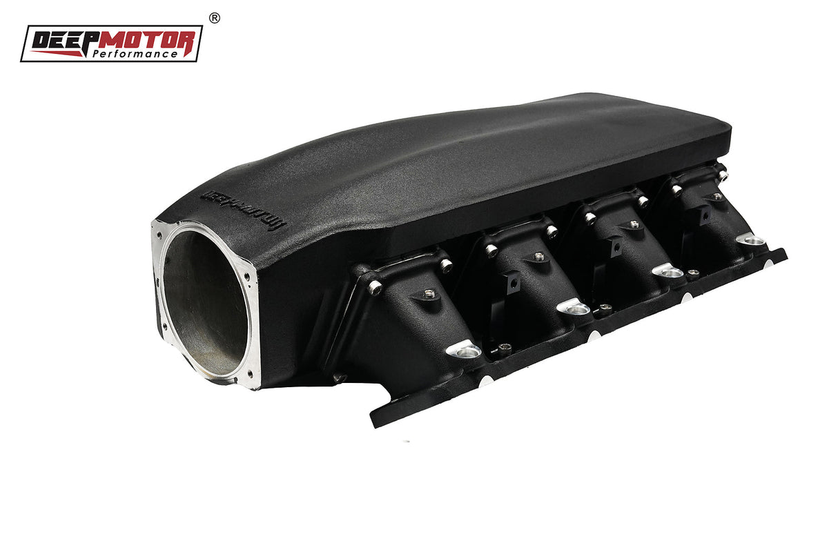 Deepmotor LS3 L92 102mm Casting Bolted Intake Manifold with Fuel Rails Black