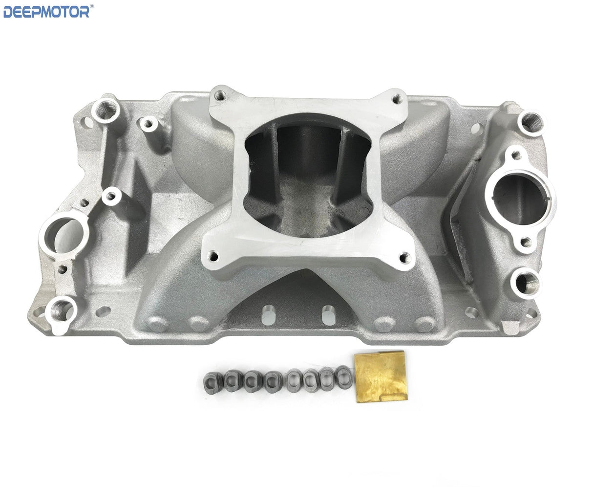 HI RISE Single Plane Intake Manifold for 1957-'95 Small Block Chevy SBC 350 400