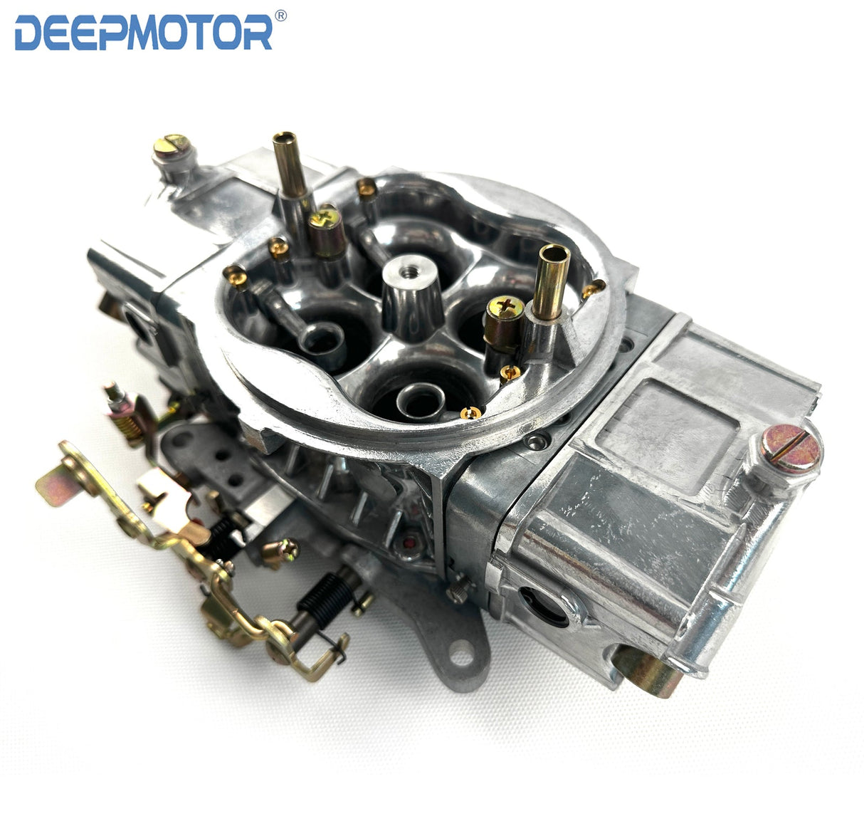 Deepmotor Aluminum 750 CFM Carburetor Double Pumper Mechanical Secondary 4150