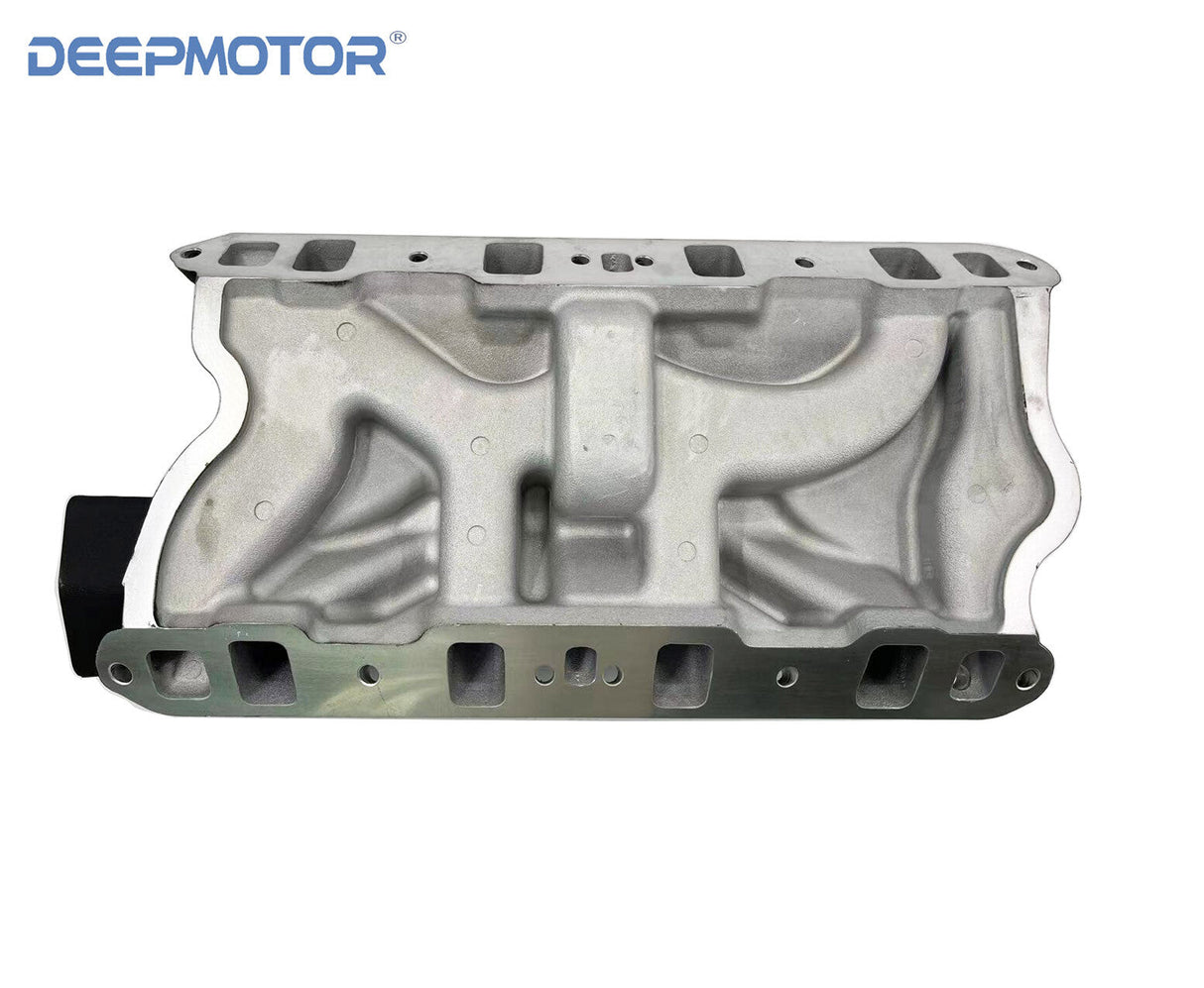 Deepmotor Aluminum Intake Manifold Dual Plane for SBF Small Block Ford 351W BLK