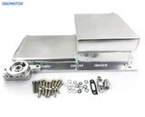 Deepmotor Aluminum Front Sump LS1 LS2 LS6 Oil Pan w/billet Oil Filter Adapter