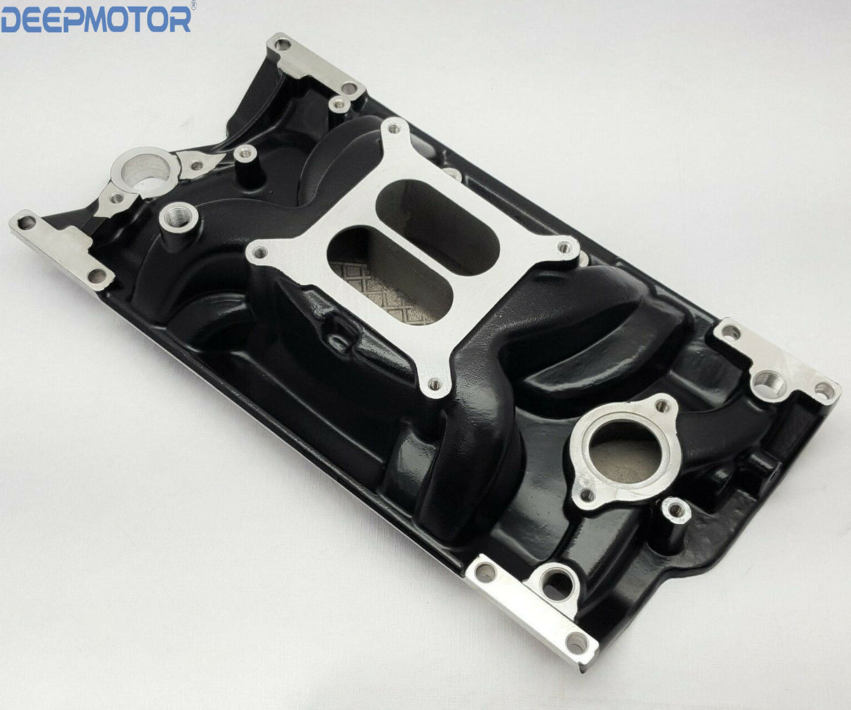For Small Block Chevy SBC Vortec Dual Plane 350 383 Intake Manifold 1996-UP BLK