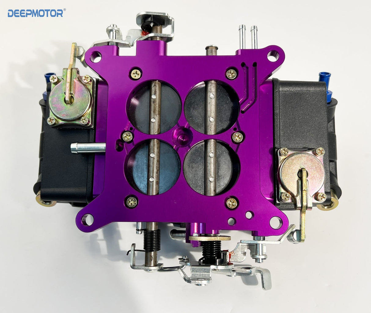 Deepmotor Aluminum 750 CFM Carburetor Double Pumper Mechanical Secondary 4150