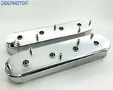 Deepmotor LS1 LS6 Fabricated Aluminum Valve Cover + Coil Bracket Sliver