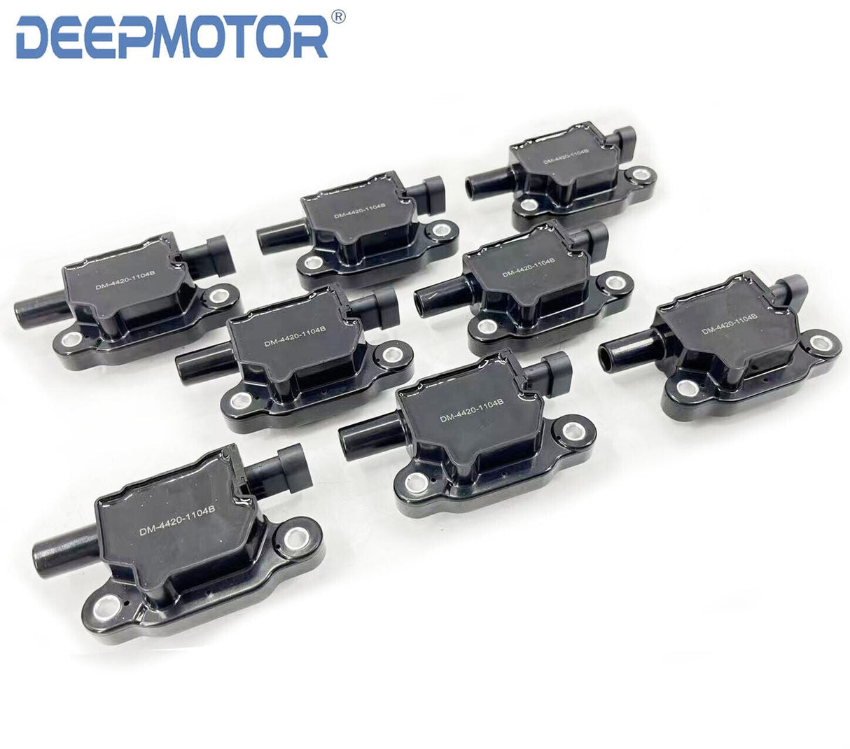 LS Fabricated Valve Covers with D510C Ignition Coils for LS1 LS2 LS3 LS6 Silver