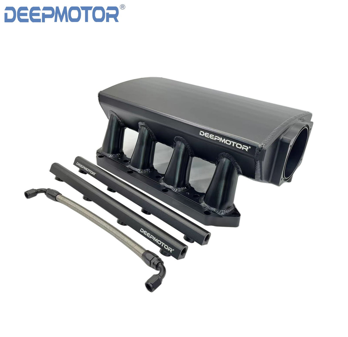 Deepmotor Intake Manifold Fuel Rail Kit for Nissan 5.6 V8 VK56DE Black