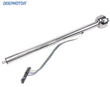 Deepmotor 35 Inch Universal Straight Steering Column Stainless Steel Polish