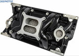 For Small Block Chevy SBC Vortec Dual Plane 350 383 Intake Manifold 1996-UP BLK