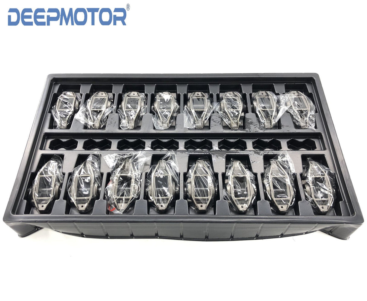 Deepmotor LS1 LS6 LS2 5.7L 6.0L Rocker Arms with Upgraded Trunion Kit Installed