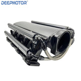 Deepmotor 102mm LS3 L92 Intake Manifold 16 injectors Dual Fuel Rails Black