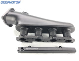 S14 S15 SR20DET 76mm Billet Intake Manifold Fuel Rail Throttle Body Black
