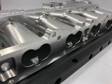 CNC RB26 RB26DET Intake manifold Fuel Rail 90mm Throttle Body Set 6 Injectors SL