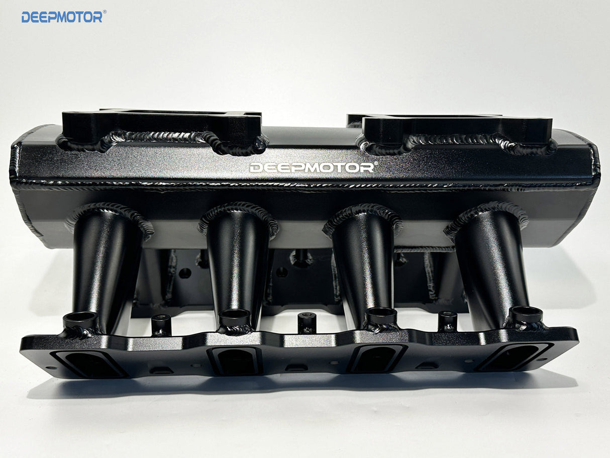 LS1 LS2 LS6 2x4150 EFI Fabricated Intake Manifold with Fuel Rails Black