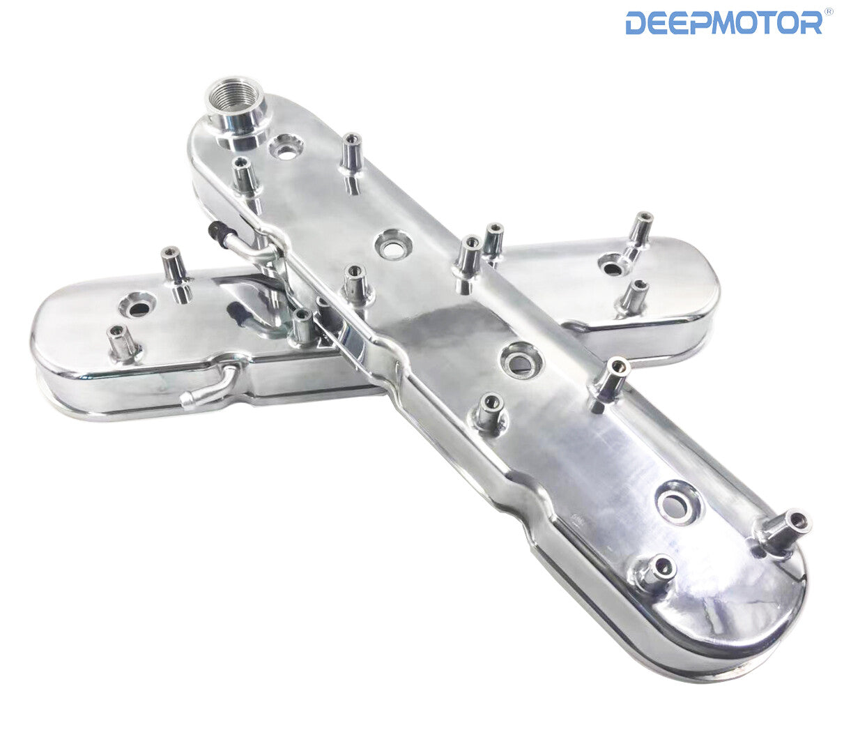 LS Cast Aluminum Tall Valve Covers for LS1 LS2 LS3 LS6 5.3 6.0 Polished