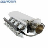 LS1 LS2 LS6 Intake Manifold W/ MAP Sensor Fuel Rail 102mm Throttle Body Silver