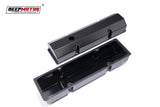 Aluminum Fabricated Valve Cover for Small Block Chevy SBC 350 400 265 283 Black