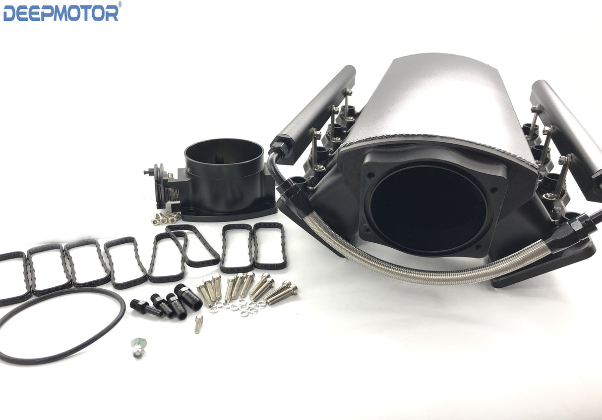 Low LS3 L92 Intake Manifold MAP Sensor Port +Fuel Rail 102 Throttle Body Bracket